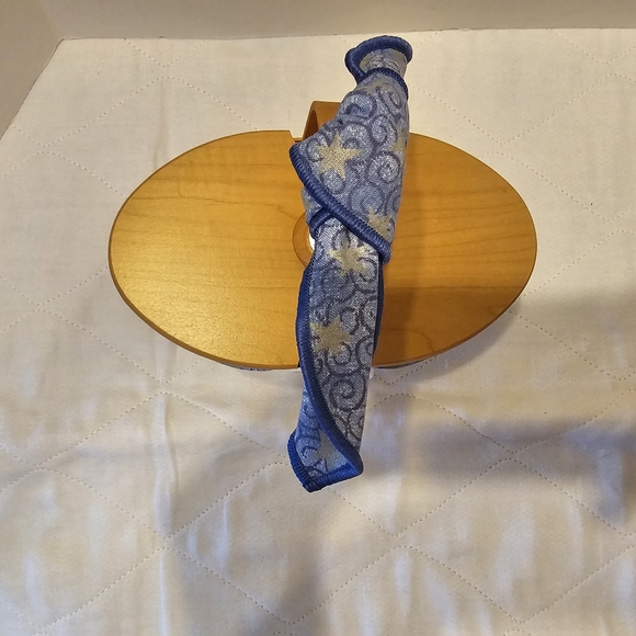 Longaberger Century Celebration 2000 Cheers Basket with Liner Blue Stars & Plast - Picture 2 of 8